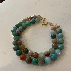 Turquoise Bead Necklace